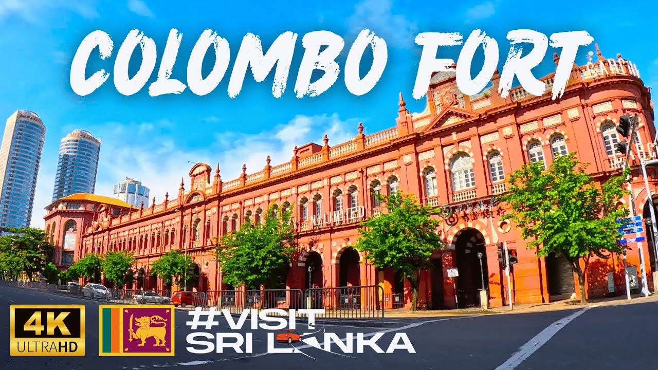 Driving Around in Colombo Fort | A Drive through Time and Towers #visitsrilanka 🇱🇰