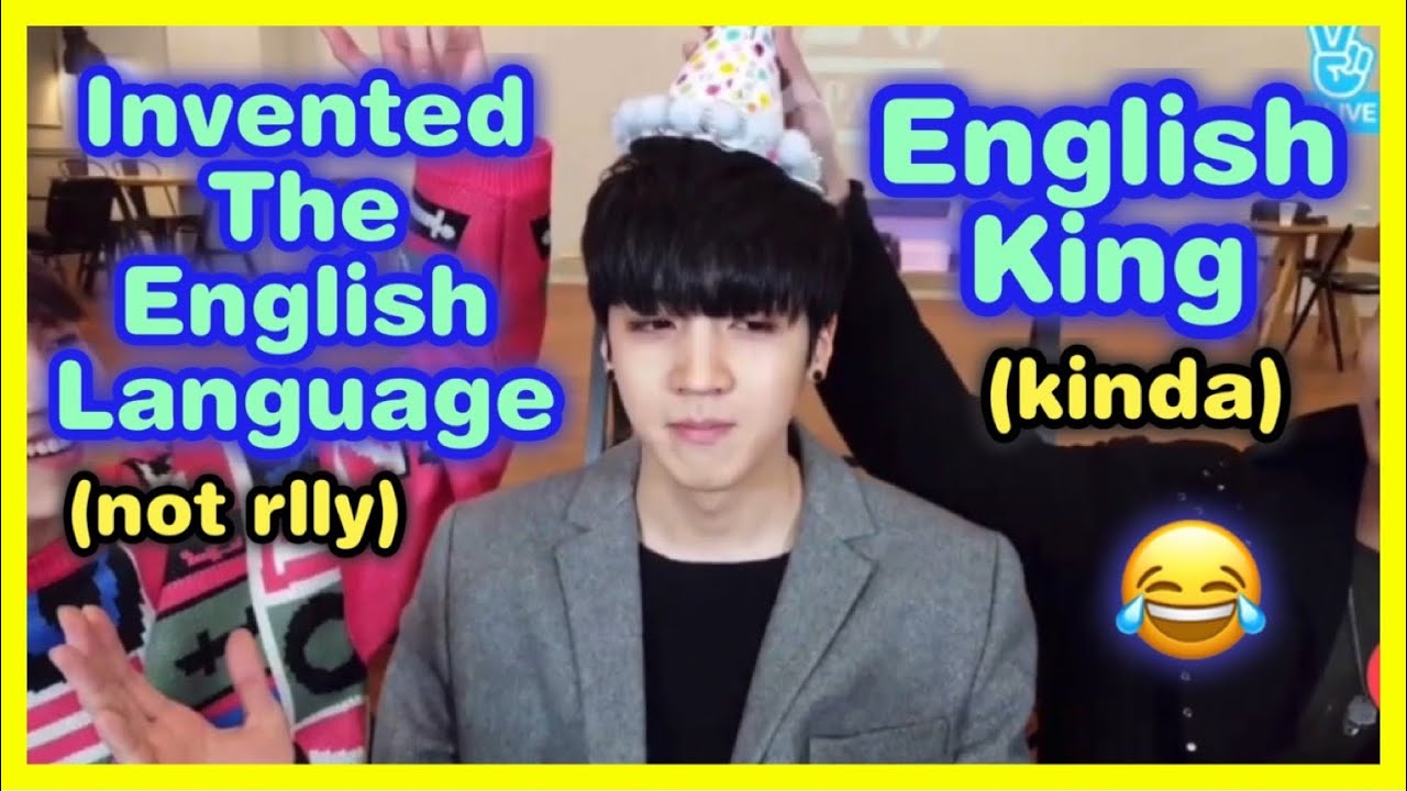 Pentagon Wooseok Speaking English Compilation