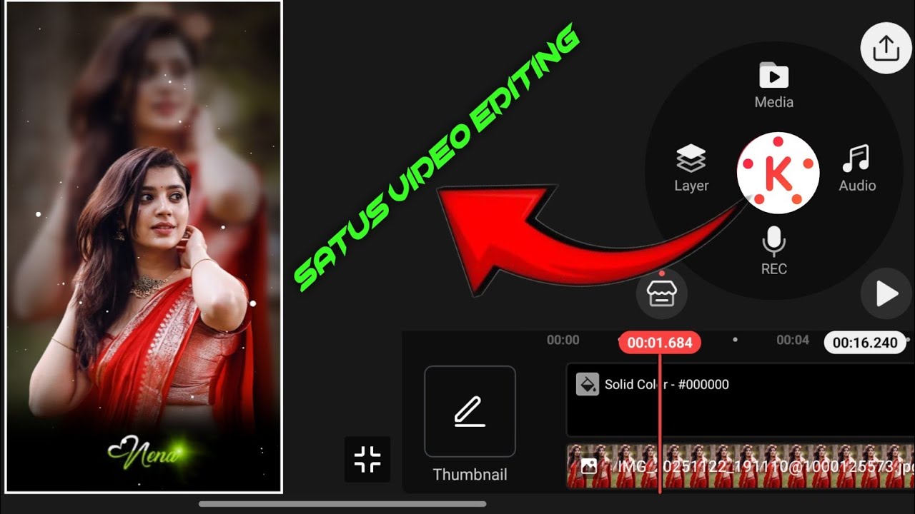 KineMaster Se Lyrics Status Video Kaise Banaye | Lyrics Video Editing in KineMaster