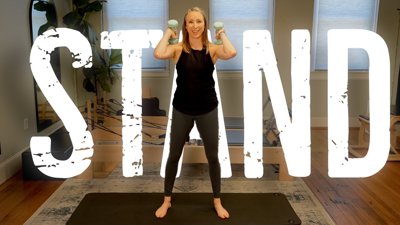 Standing Workout With Weights - for Beginner and Intermediate Level