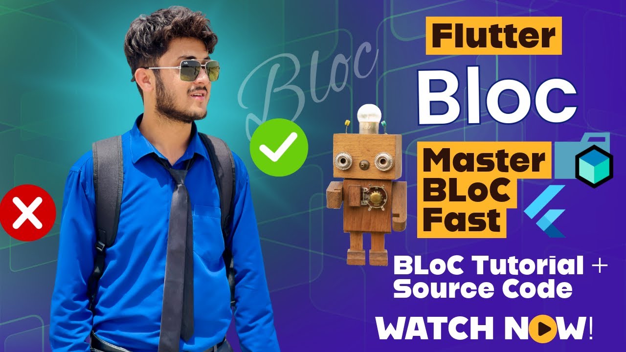 Complete Flutter BLoC Tutorial for Beginners to Advanced | Khurram Shahid | 2025 #KhurramShahid
