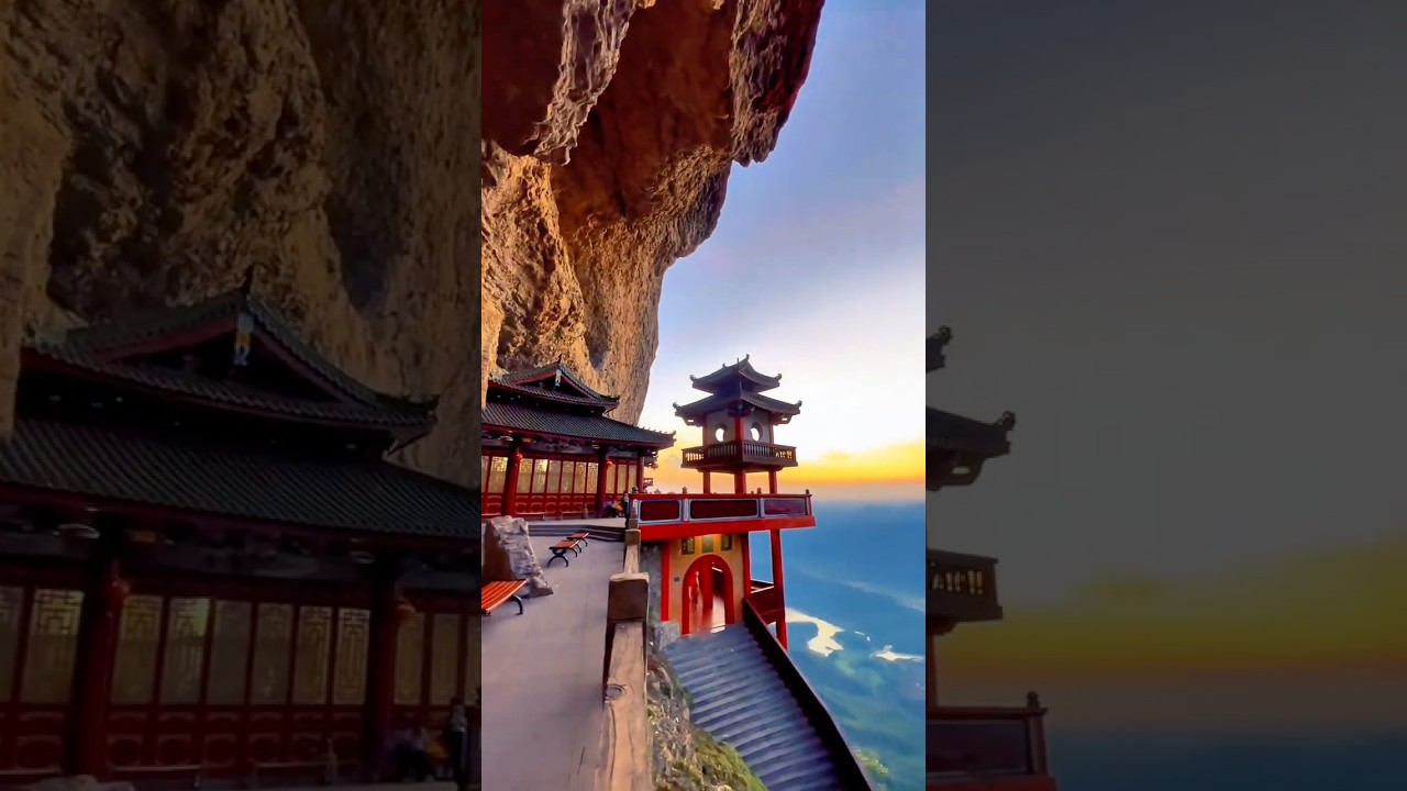 悬空古寺屹立千年，灵通山不愧为&ldquo;闽南第一山&rdquo;！#灵通山 #旅行推荐官 #日出云海 #风景如画的地方