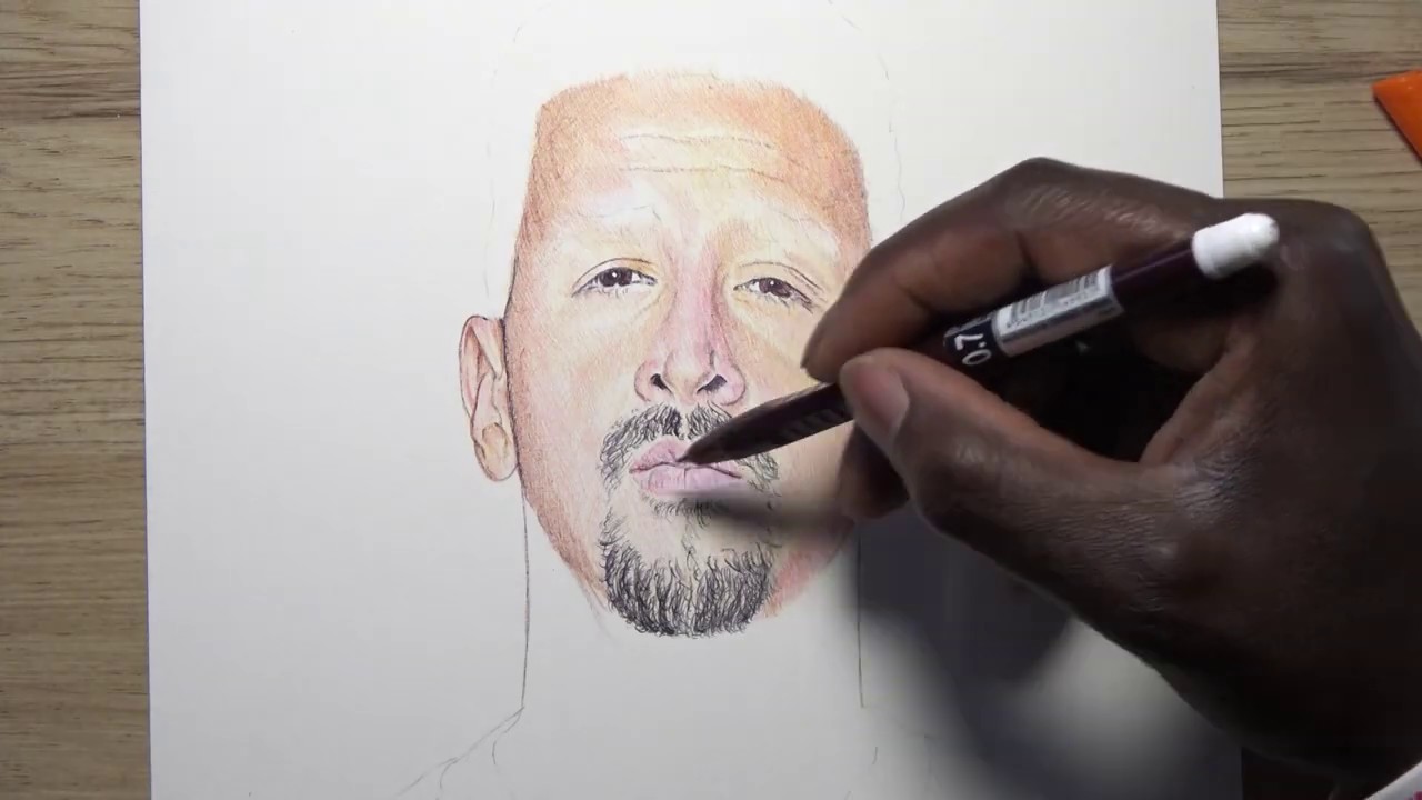Drawing ALMEIDA - Benfica | DeMoose Art