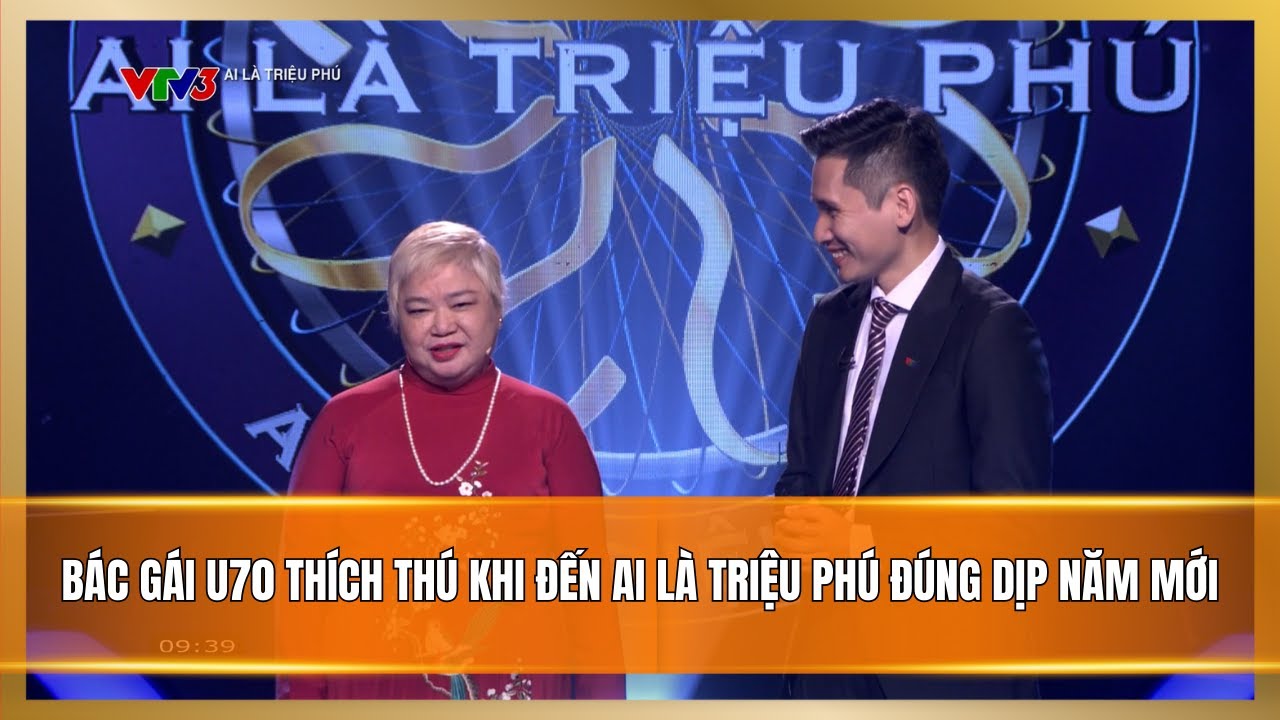 Bác gái U70 đến Ai là triệu phú đúng dịp năm mới 2026 đầy bất ngờ