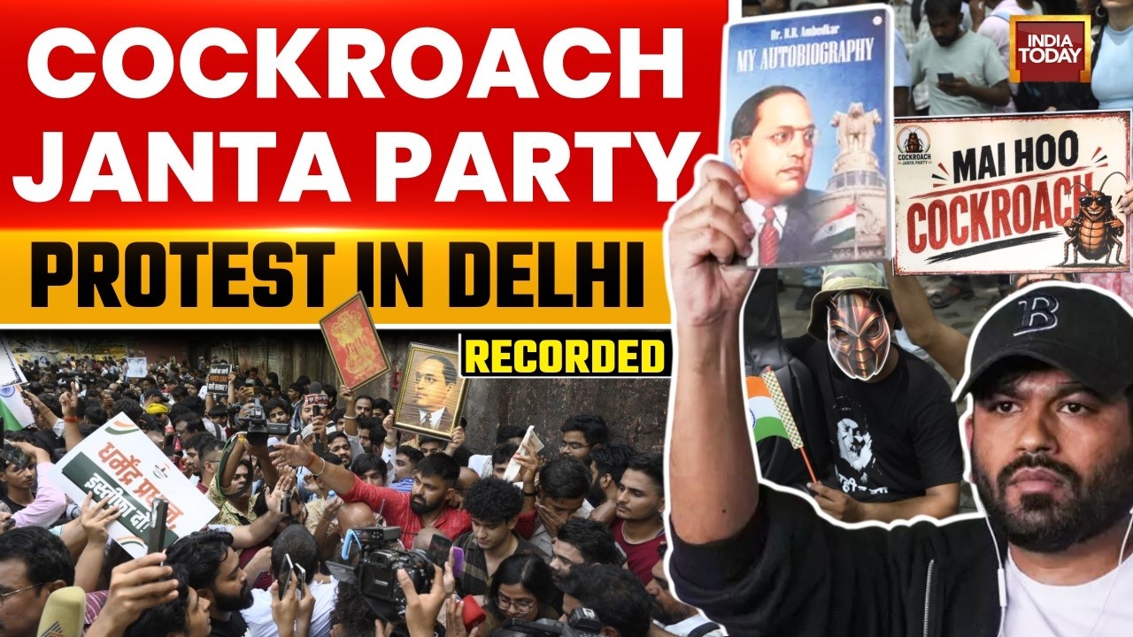 Cockroach Janta Party Protest|Abhijeet Dipke Calls For Dharmendra Pradhan Resignation|Sonam Wangchuk