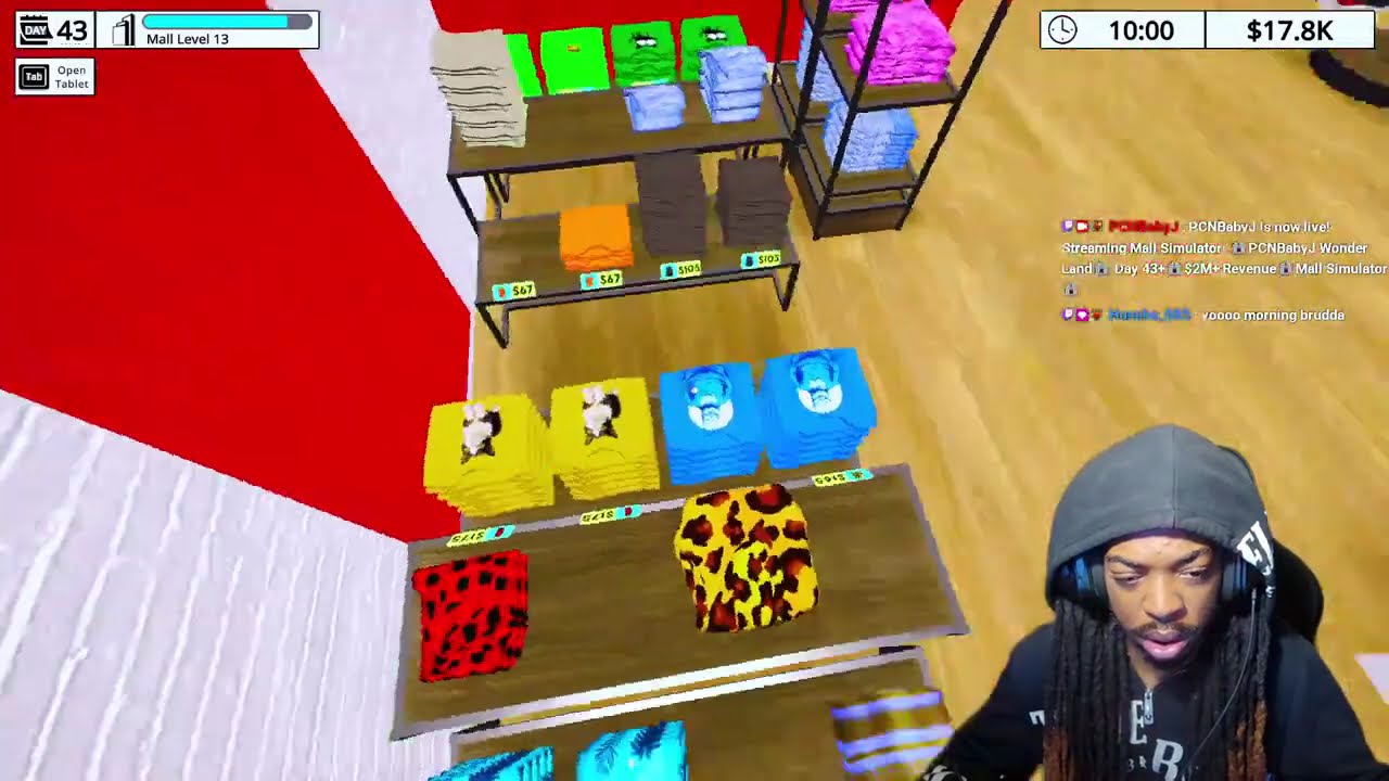 🏦PCNBabyJ Wonder Land🏦 Day 43+🏦$2M+ Revenue🏦Mall Simulator🏦