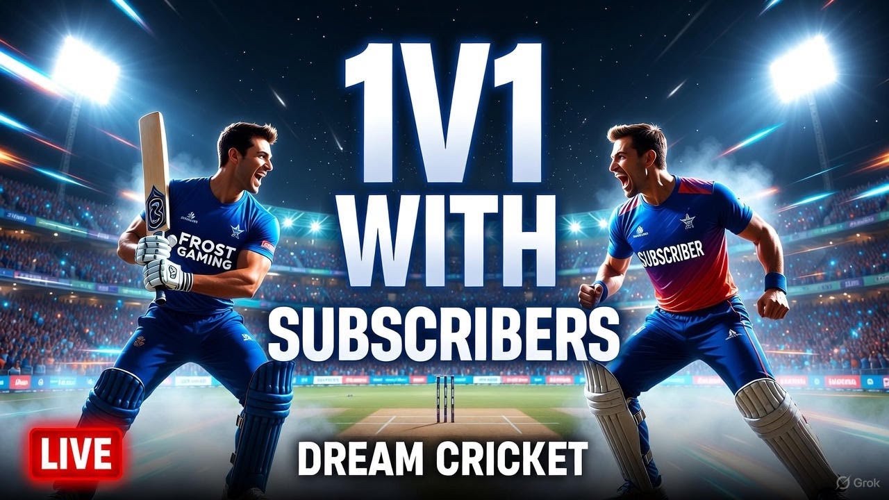 🔴 LIVE: Dream Cricket 25 | PLAYING WITH SUBSCRIBERS🔥 | Dream Cricket 25 