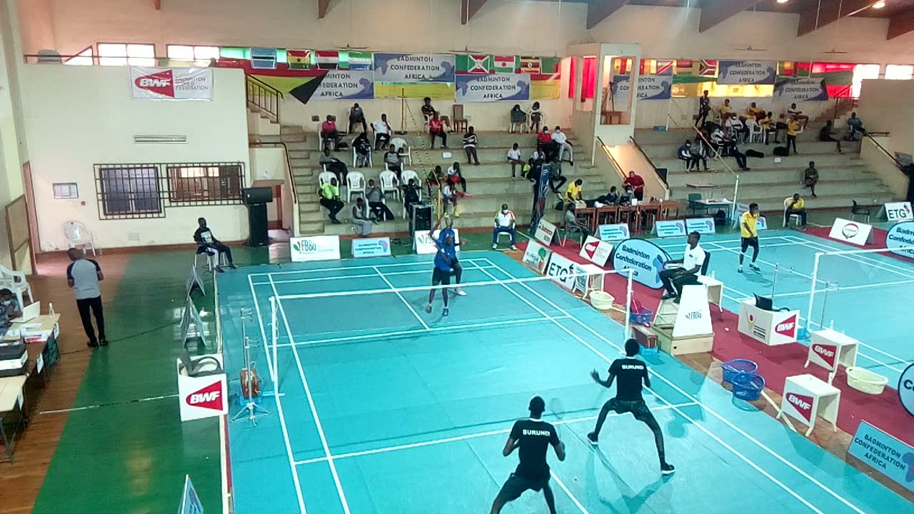 Ghana badminton (at the all Africa badminton championship)