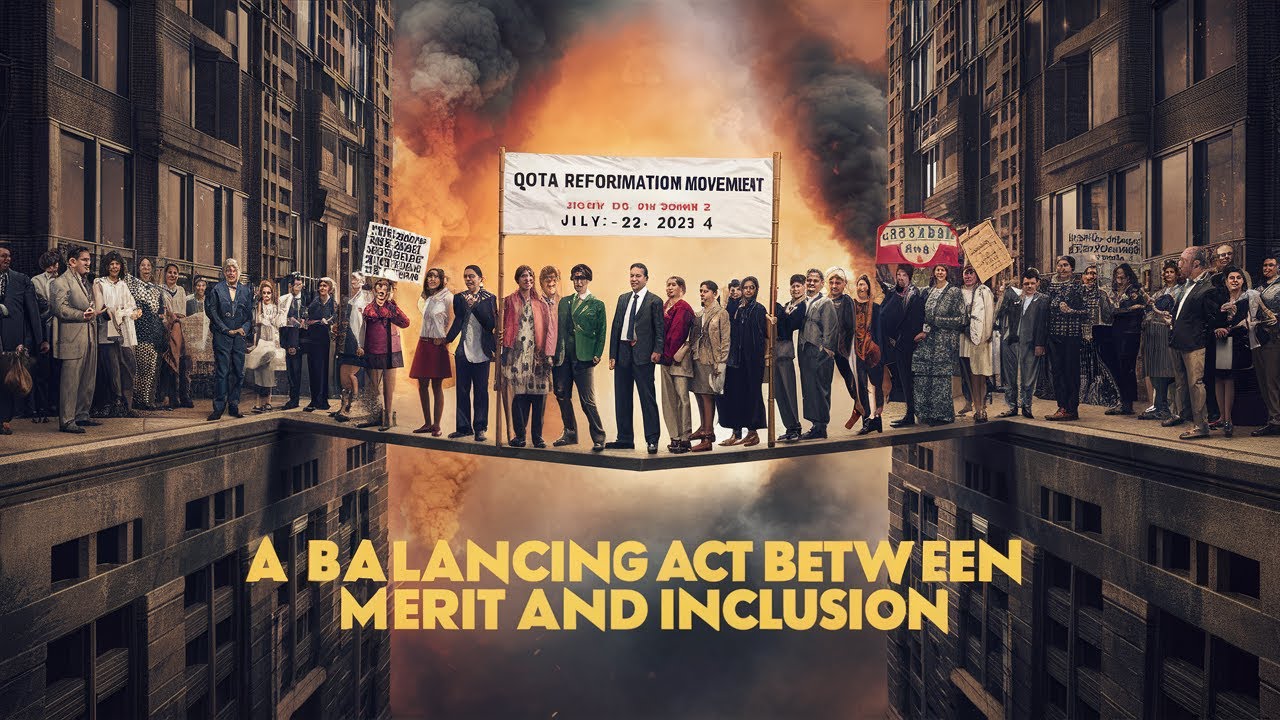 A Balancing Act Between Merit and Inclusion: 'Bangladesh's Quota Reform Movement 22 July 2024'.
