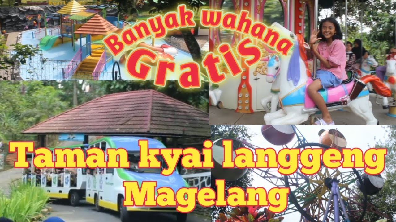 WISATA TAMAN KYAI LANGGENG - TKL ECOPARK MAGELANG BANYAK WAHANA GRATIS