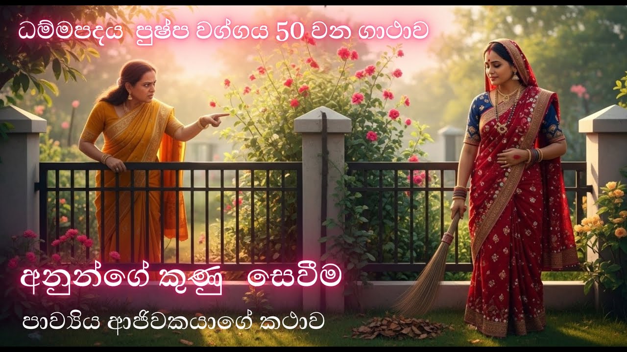 අනුන්ගේ කුණු සෙවීම- ධම්මපදය  පුෂ්ප වග්ගය 50 වන ගාථාව - න පරෙසං විලොමානි න පරෙසං කතාකතං- Sinhala Only