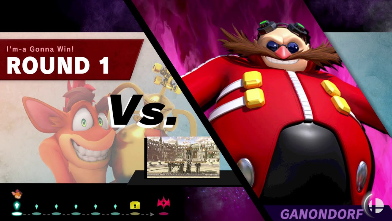 Crash Bandicoot (Wario) vs Classic Mode 9.9 Difficulty: SSBU Mods Quickie -By Daniel28