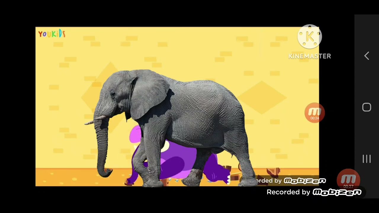 The elephant broke the clock hickory dickory dock