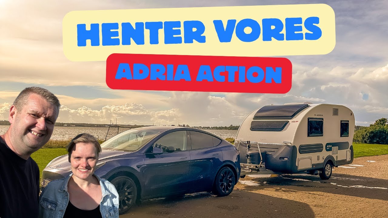 Ny campingvogn! Adria Action 391 LH + første tur til Horsens City Camp ⚡️