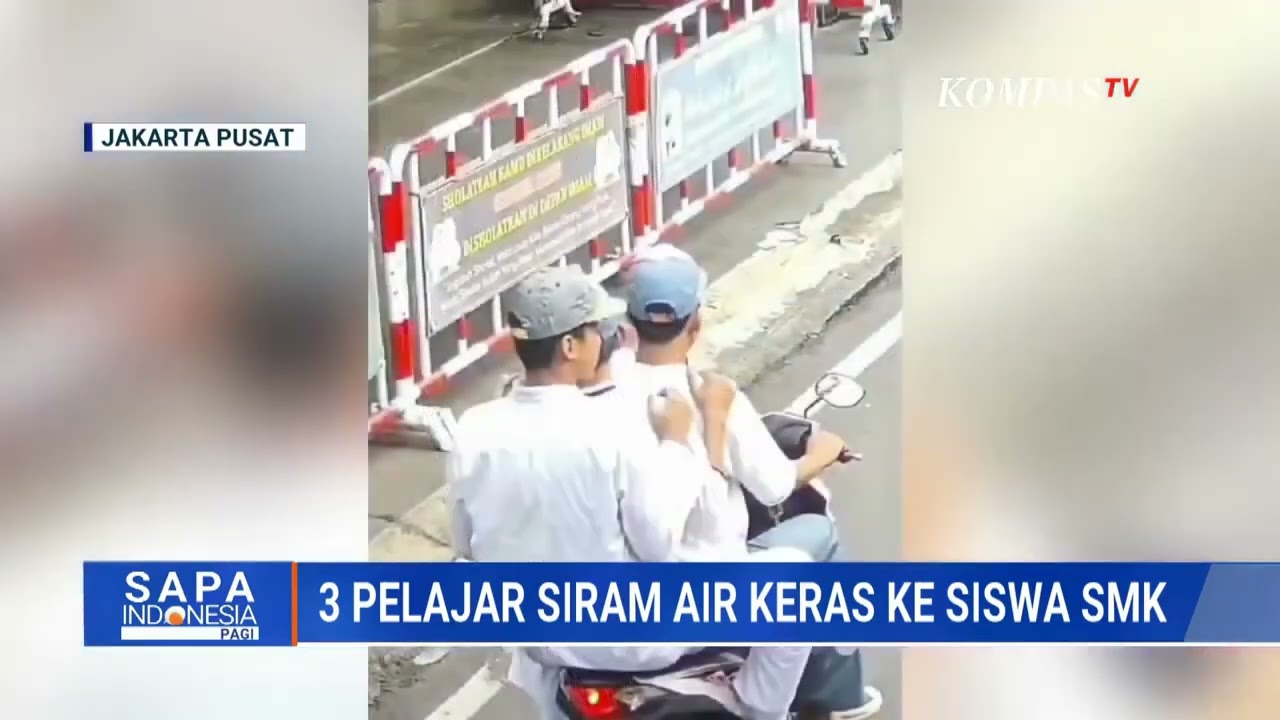 3 Pelajar Siram Air Keras ke Siswa SMK, Korban Alami Luka Bakar