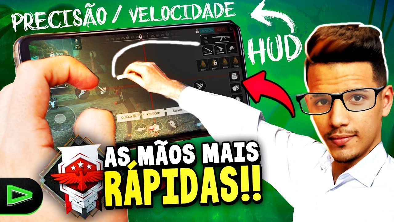 O JOGADOR MAIS VELOZ DO FREE FIRE!!? ESTOU COM MEU HUD DE VOLTA!!