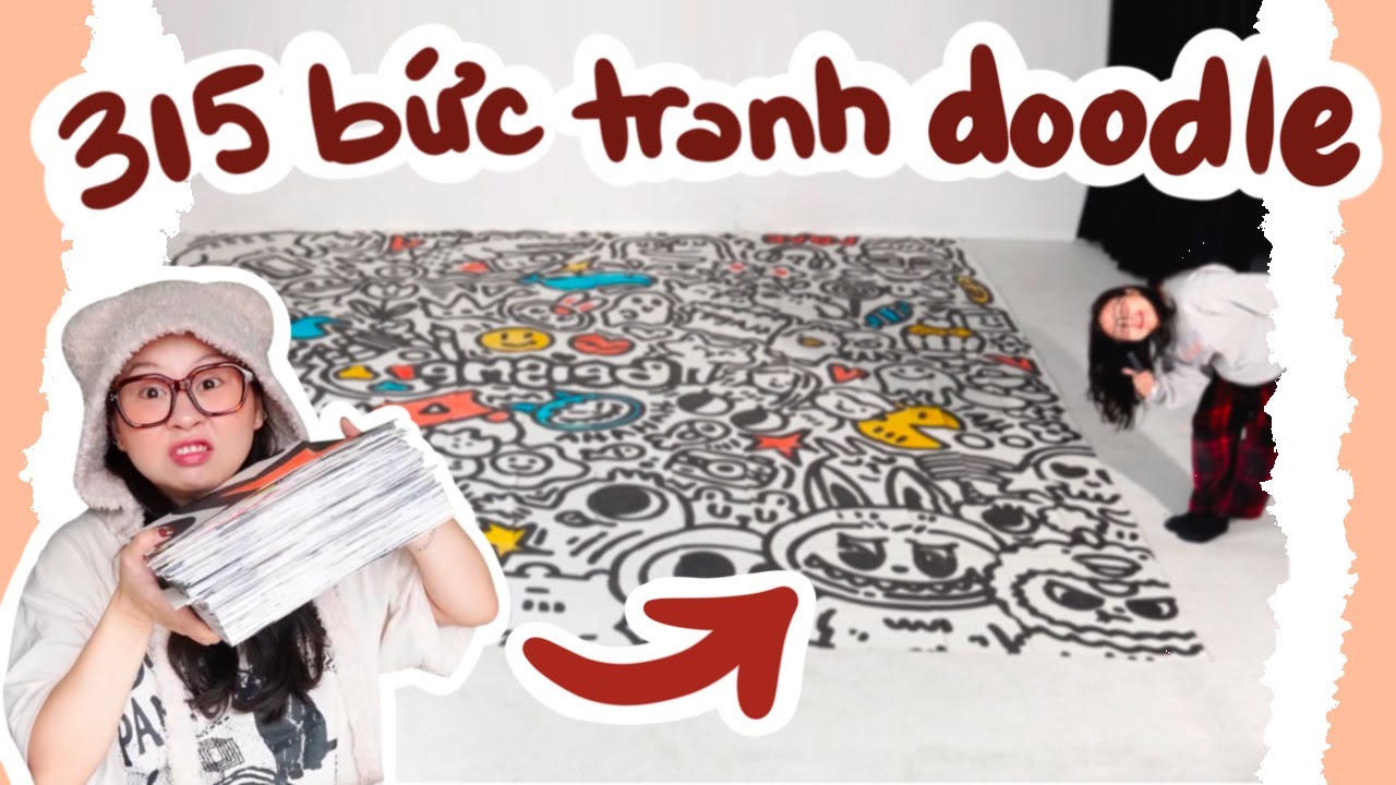PH&Aacute; KỶ LỤC NĂM NGO&Aacute;I VỚI 315 BỨC TRANH DOODLE GH&Eacute;P LẠI TH&Agrave;NH T&Aacute;C PHẨM SI&Ecirc;U TO KHỔNG LỒ | Beisme