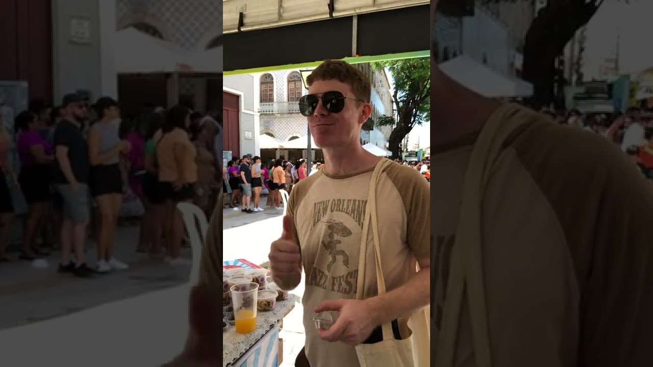 Gringo provando um brigadeiro pela primeira vez 🇧🇷