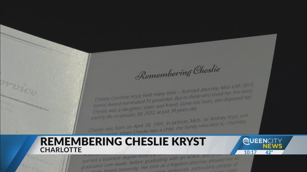 Family and friends celebrate the life and legacy of Cheslie Kryst