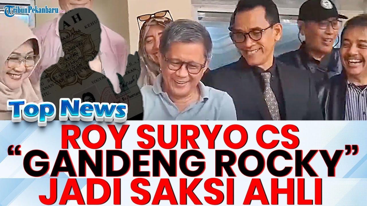 🔴 ROCKY GERUNG JALANI PEMERIKSAAN! Dihadirkan kubu Roy Suryo Cs sebagai salah satu saksi ahli