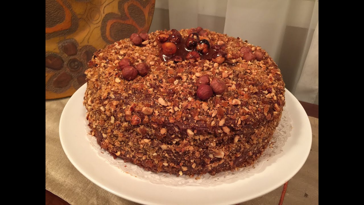 كيكة كروكان البندق بالنسكافيه والشوكالاتة  Rula-Yummies