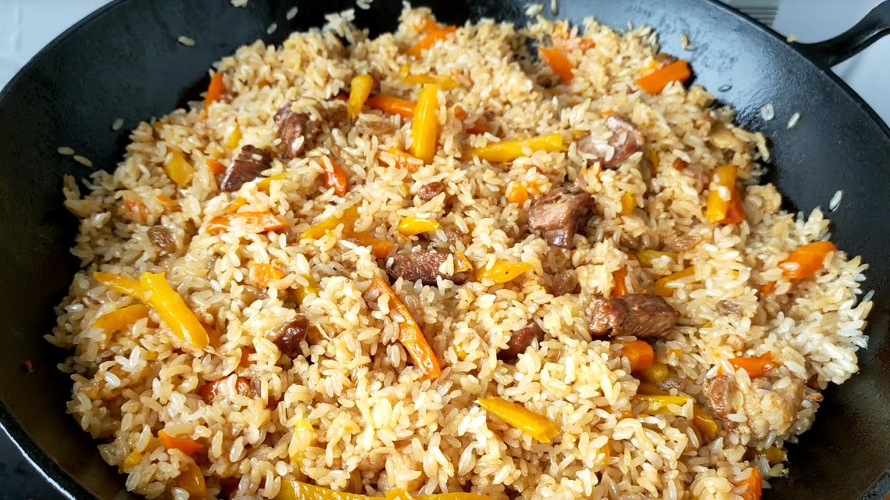 羊肉抓饭，简单又家常的做法，饭菜一锅出，好吃又省事，太香了Mutton Pilaf