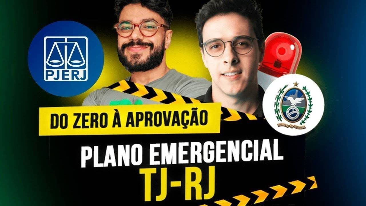 O Plano EMERGENCIAL PERFEITO Para Passar No TJ-RJ