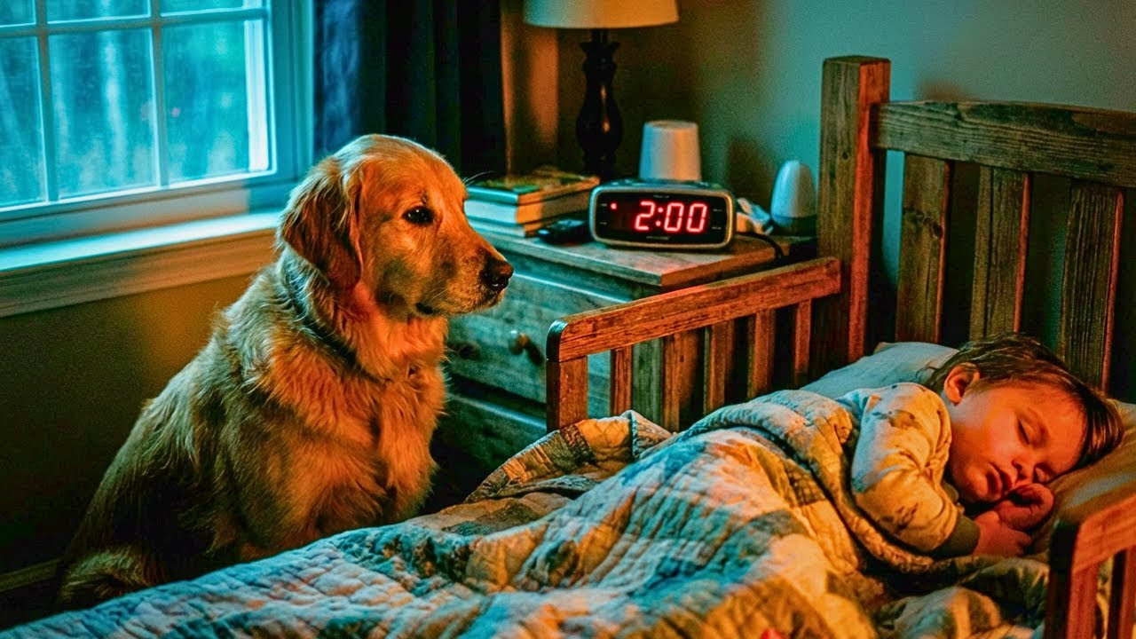 Dog Sits By Bed at 2 AM Every Night—What Parents Found on Camera Left Them Speechless!