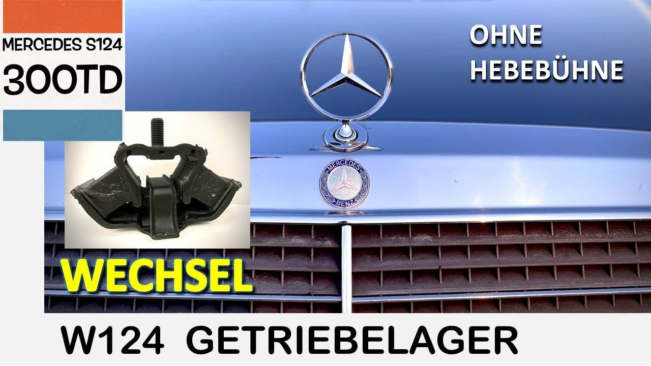 W124 Getriebelager ohne Hebebühne wechseln. Projekt W124 / S124 300TD (english subtitles)