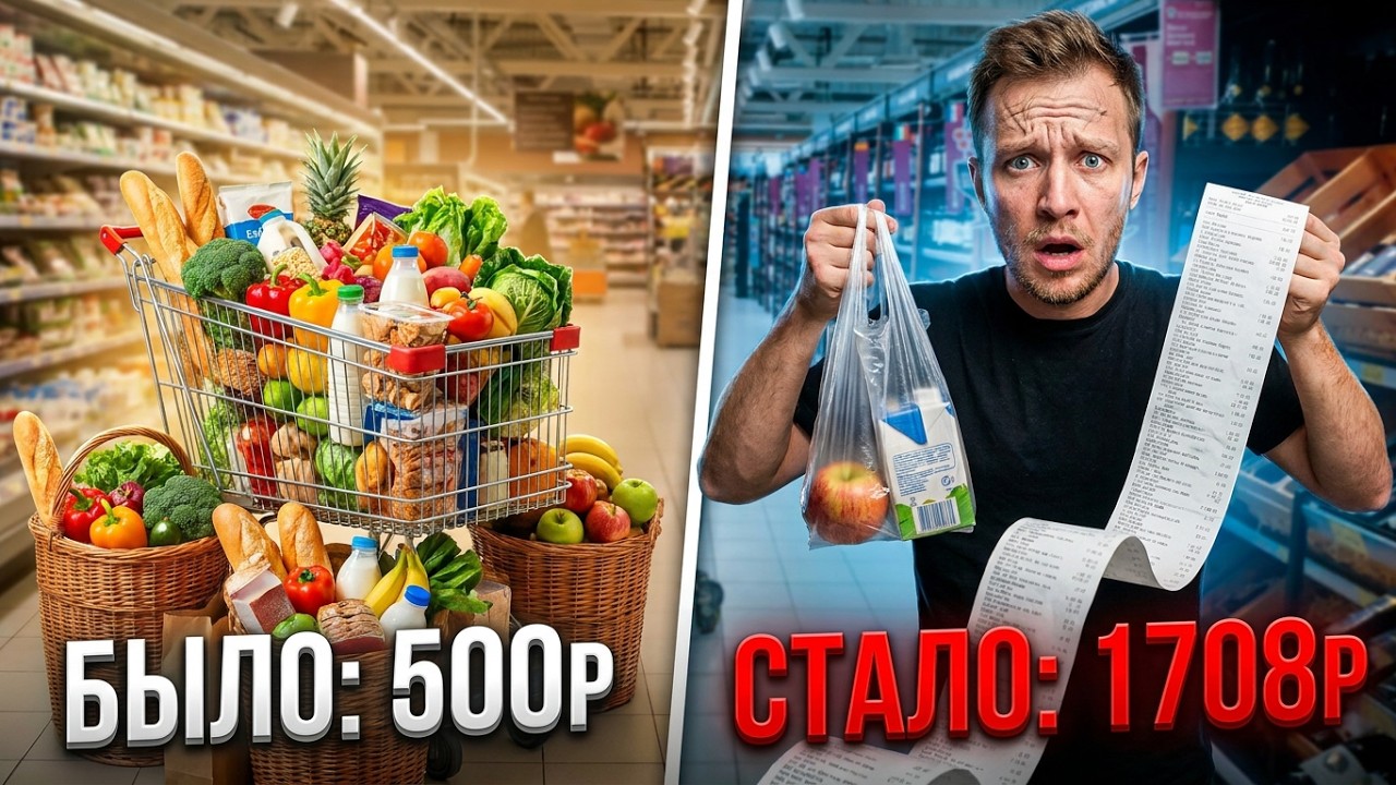 Показываю цены в магазине МАГНИТ я в ШОКЕ Как дорожают продукты в России. Часть 4