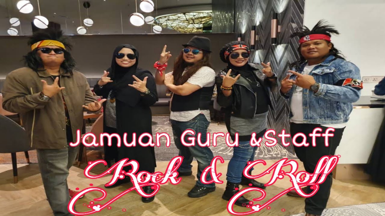 TEMA ROCK & ROLL DI JAMUAN AKHIR TAHUN GURU DAN STAFF 2019