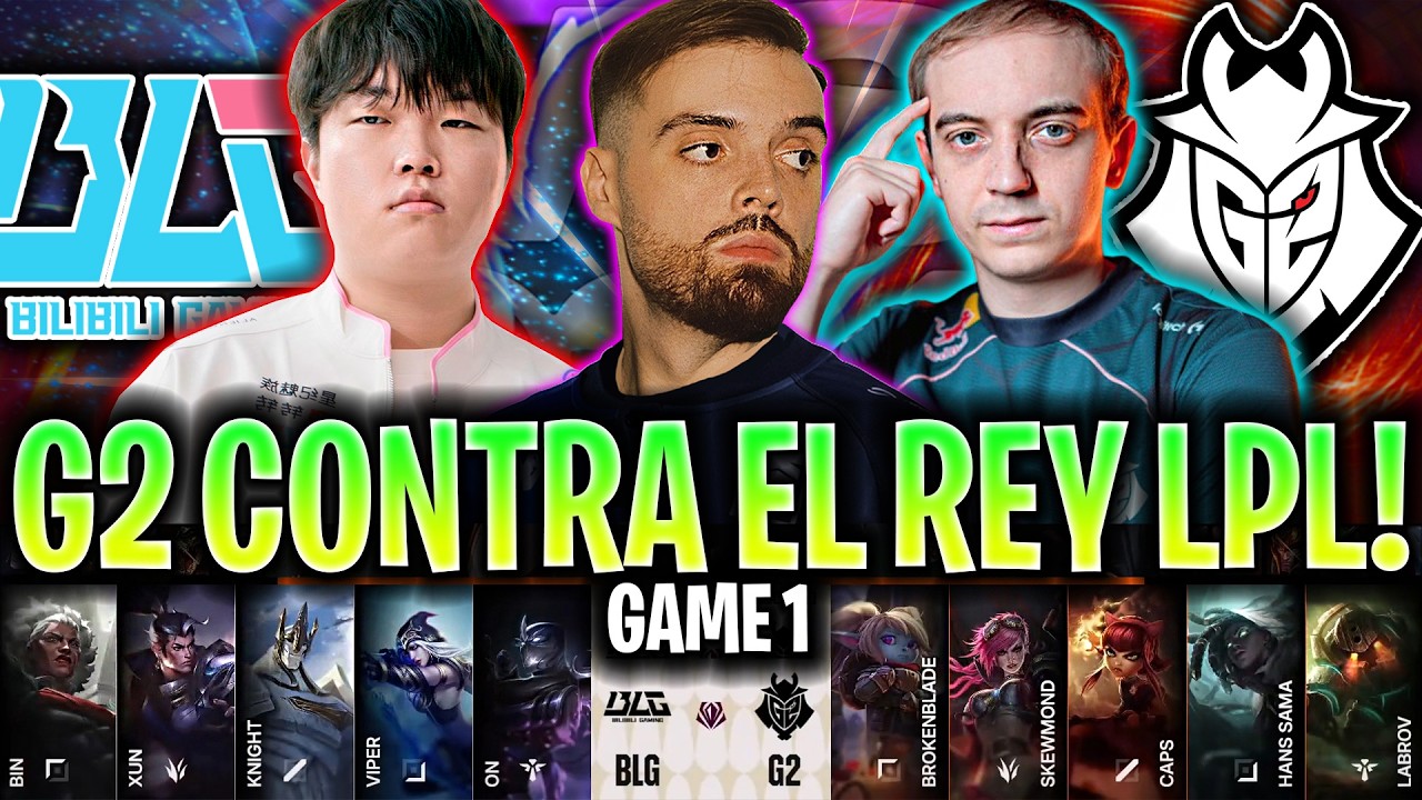 IBAI CASTEA A G2 CONTRA EL CAMPEÓN DE LA LPL!😱 - BLG vs G2 Game 1 FIRST STAND 2026 DÍA 3 IBAI
