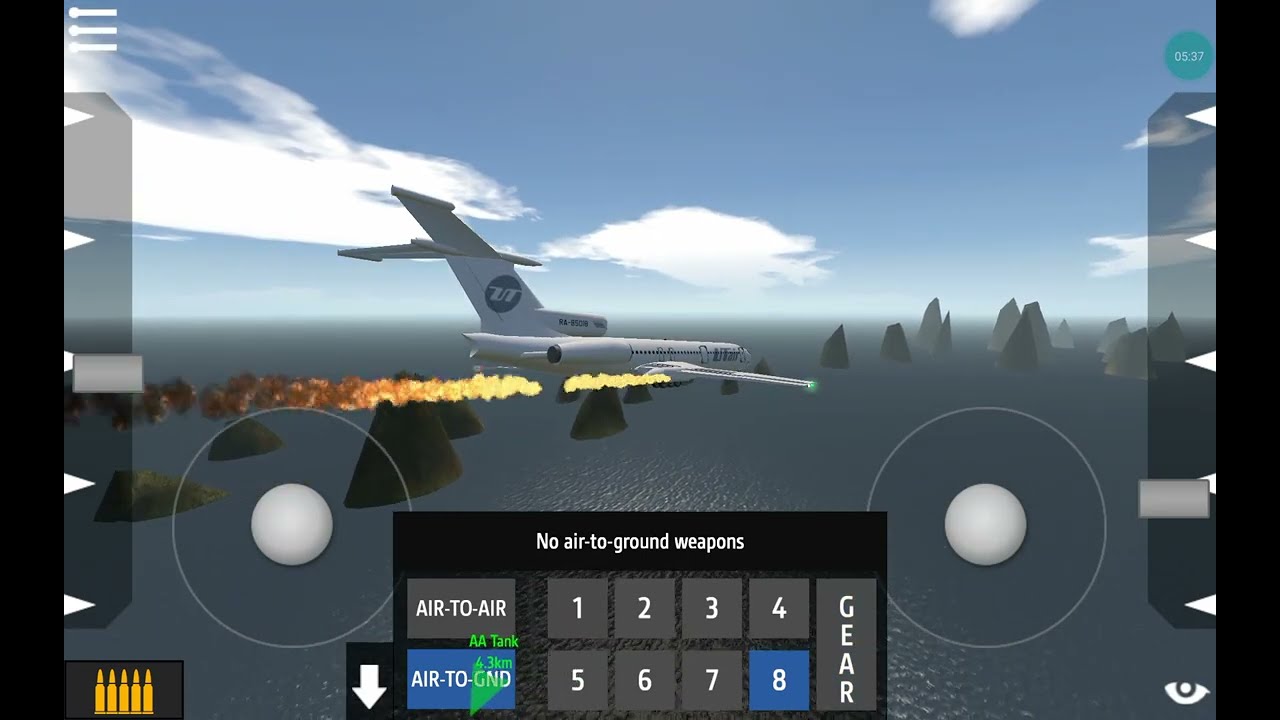 Tu-154 Utair in Simpleplanes 