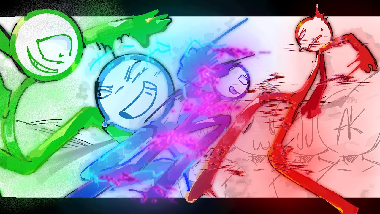 KJ / JK / KUY JUY / V : ANIMATED BATTLE (STICK NODES)