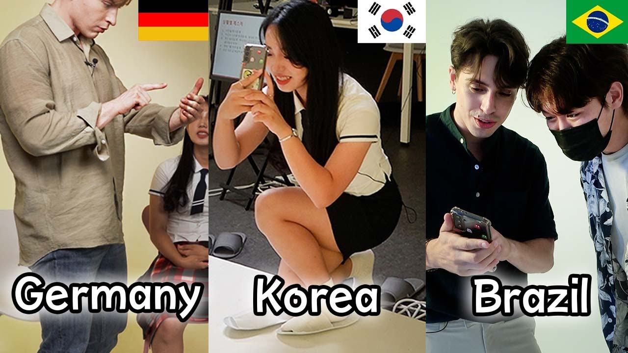 What If German, Brazilian, Korean are asked to take pictures?