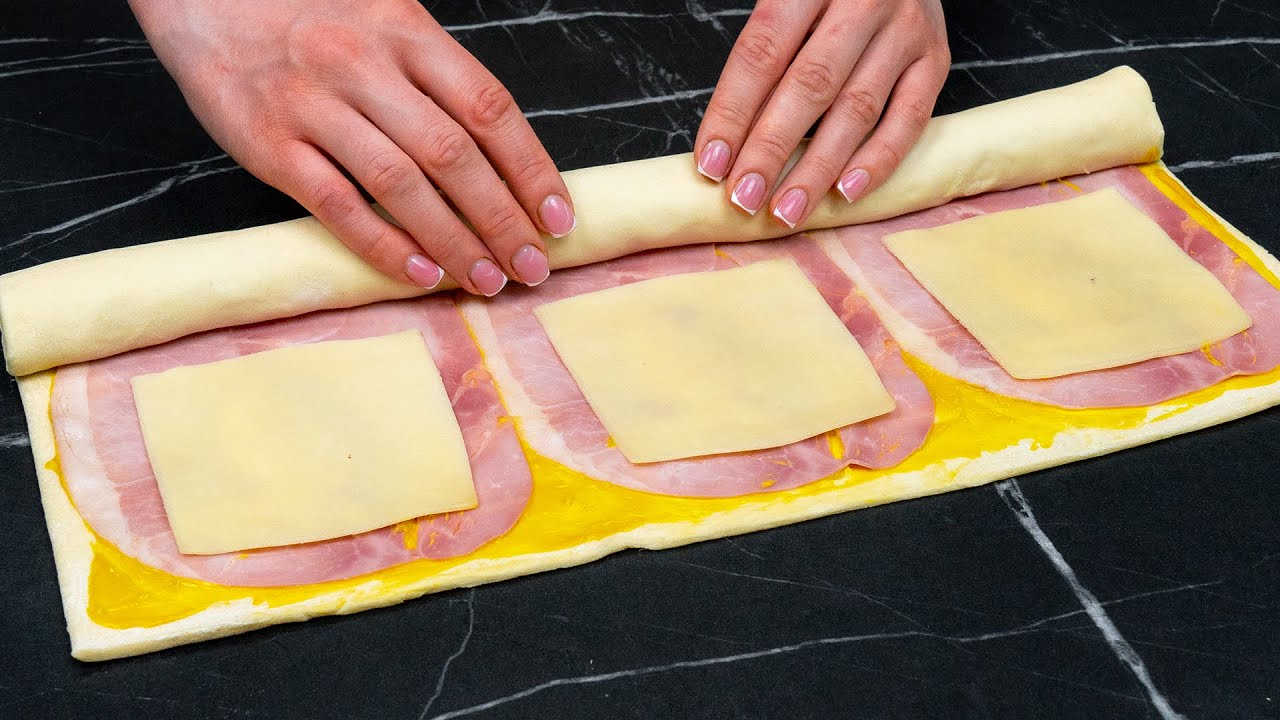 Из магазина прямо в духовку! Самая быстрая и вкусная закуска из слоеного теста