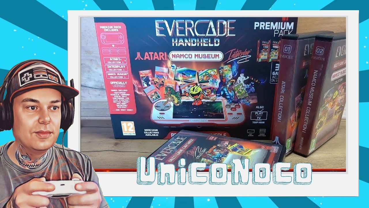 Blaze Evercade Retro Handheld Konsole - Premium Pack Unboxing (Deutsch I German)
