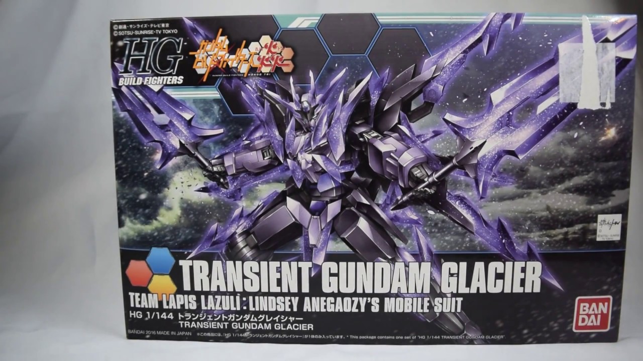 Silent Build: 1/144 High Grade Build Fighters Transient Gundam Glacier