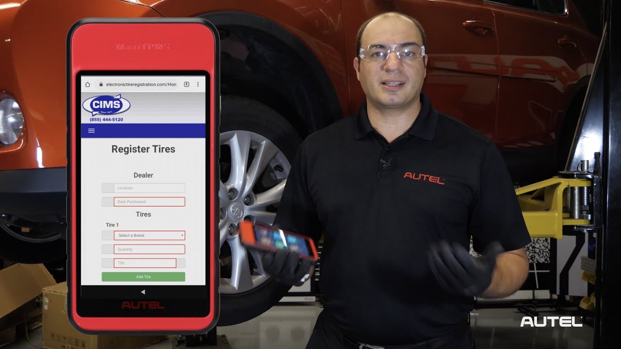 Integrated DOT Tire Registration on the Autel ITS600 TPMS Service & Diagnostics Tablet