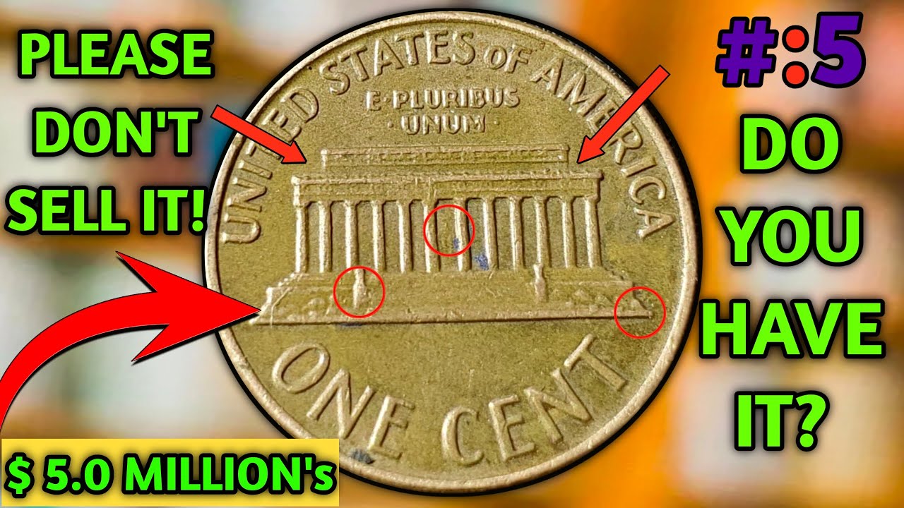TOP 5 1969'D LINCOLN CENTS YOU SHOULD LOOK FOR IN CHANGE - MEMORIAL CENTS WORTH A LOT OF MONEY