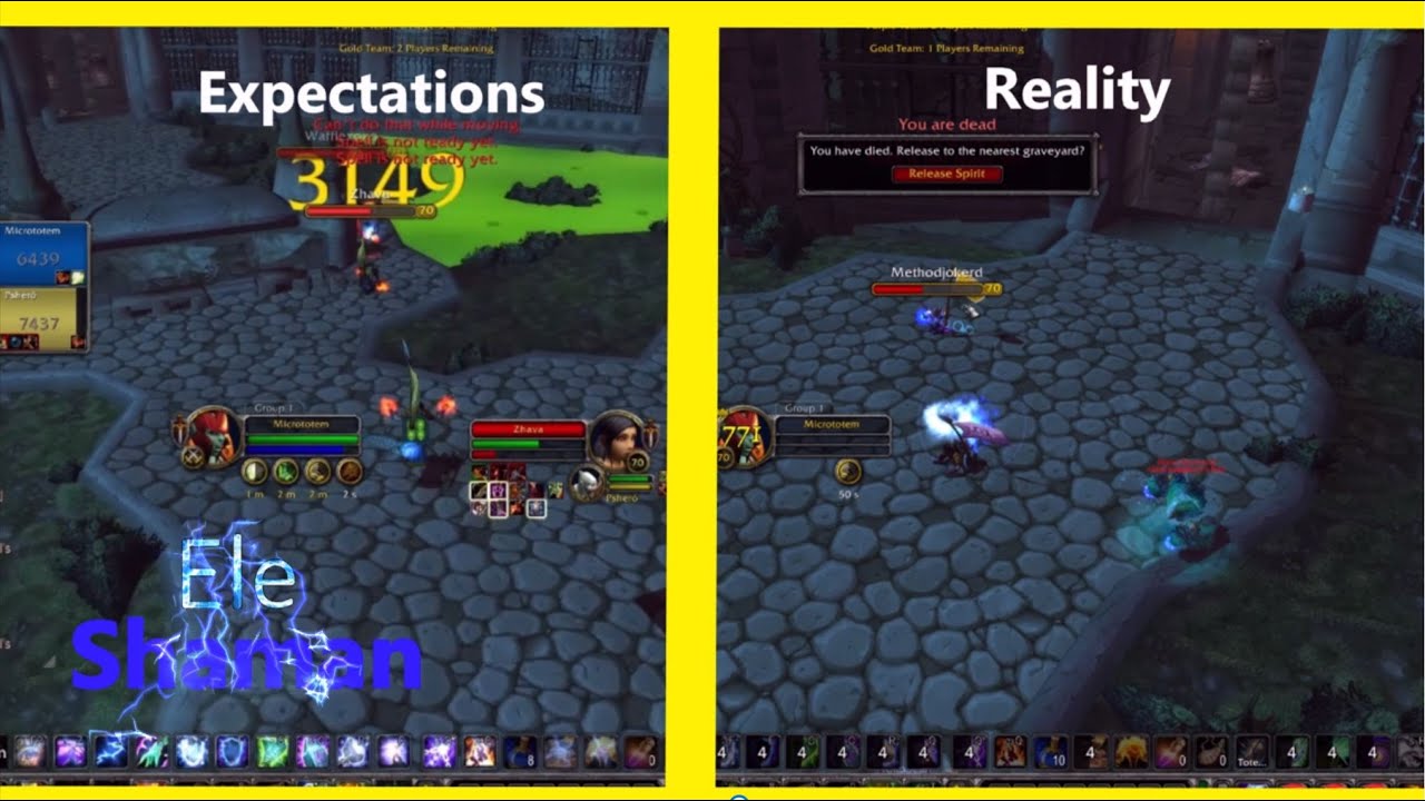 TBC Beta Arenas ⚡Expectation Vs Reality⚡ Ele Shaman