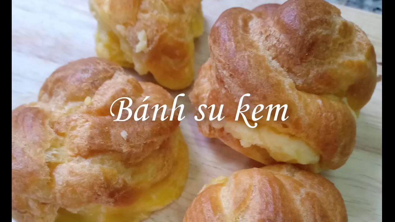 Bánh su kem nhà làm || Homemade Cream Puffs