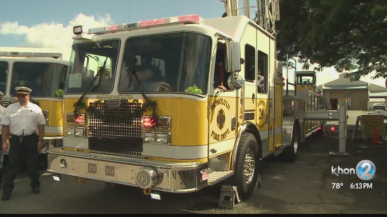 Honolulu Fire Department welcomes state-of-the-art additions to fleet