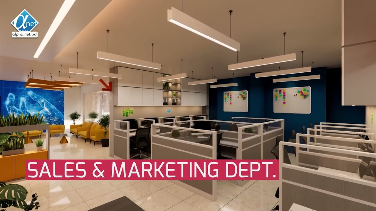 Alpha Net Dhaka Office | Stunning 3D Virtual Tour | Modern Workspace Design in Bangladesh