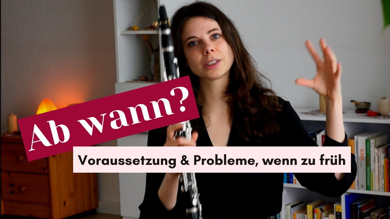 Ab wann überblasen mit der Klarinette? Hohe Töne lernen.