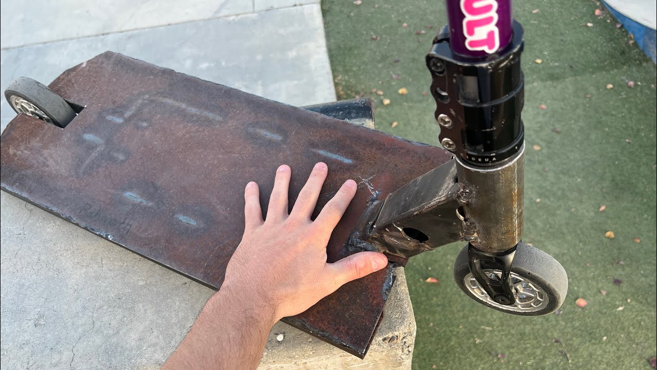 Riding World Biggest/Heaviest Pro Scooter