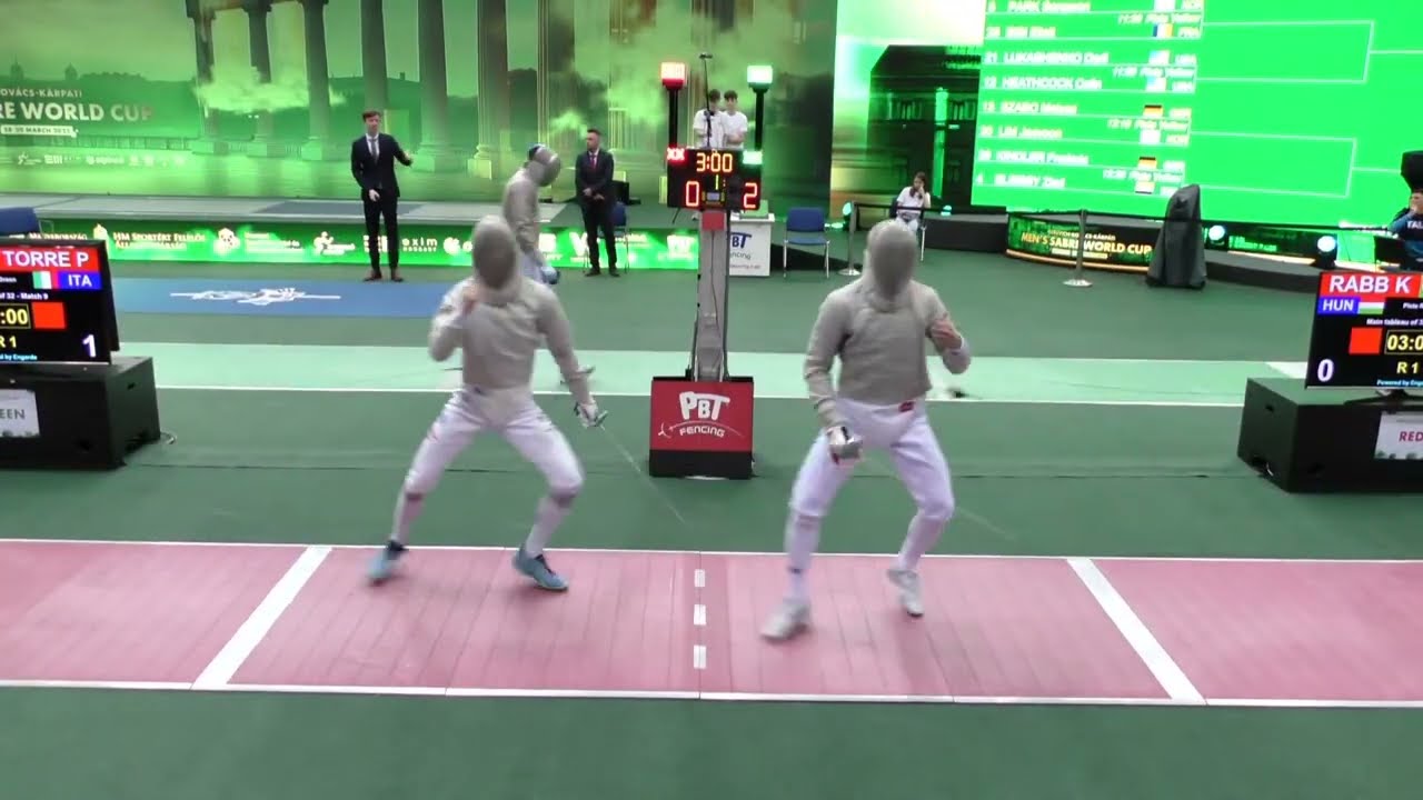 Budapest World Cup 2025 SMS - L32 - Krisztian Rabb HUN v Michele Gallo ITA