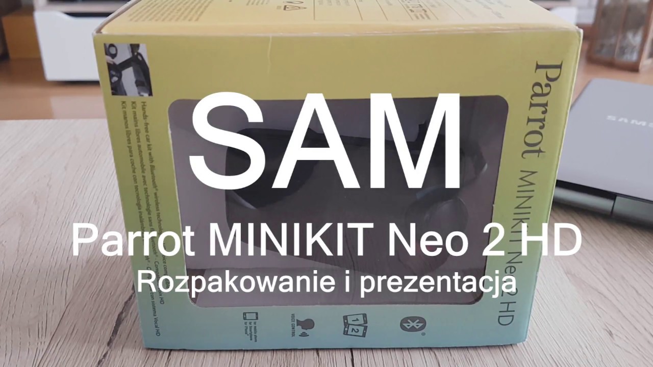 Parrot MINIKIT Neo 2 HD - rozpakowanie i prezentacja