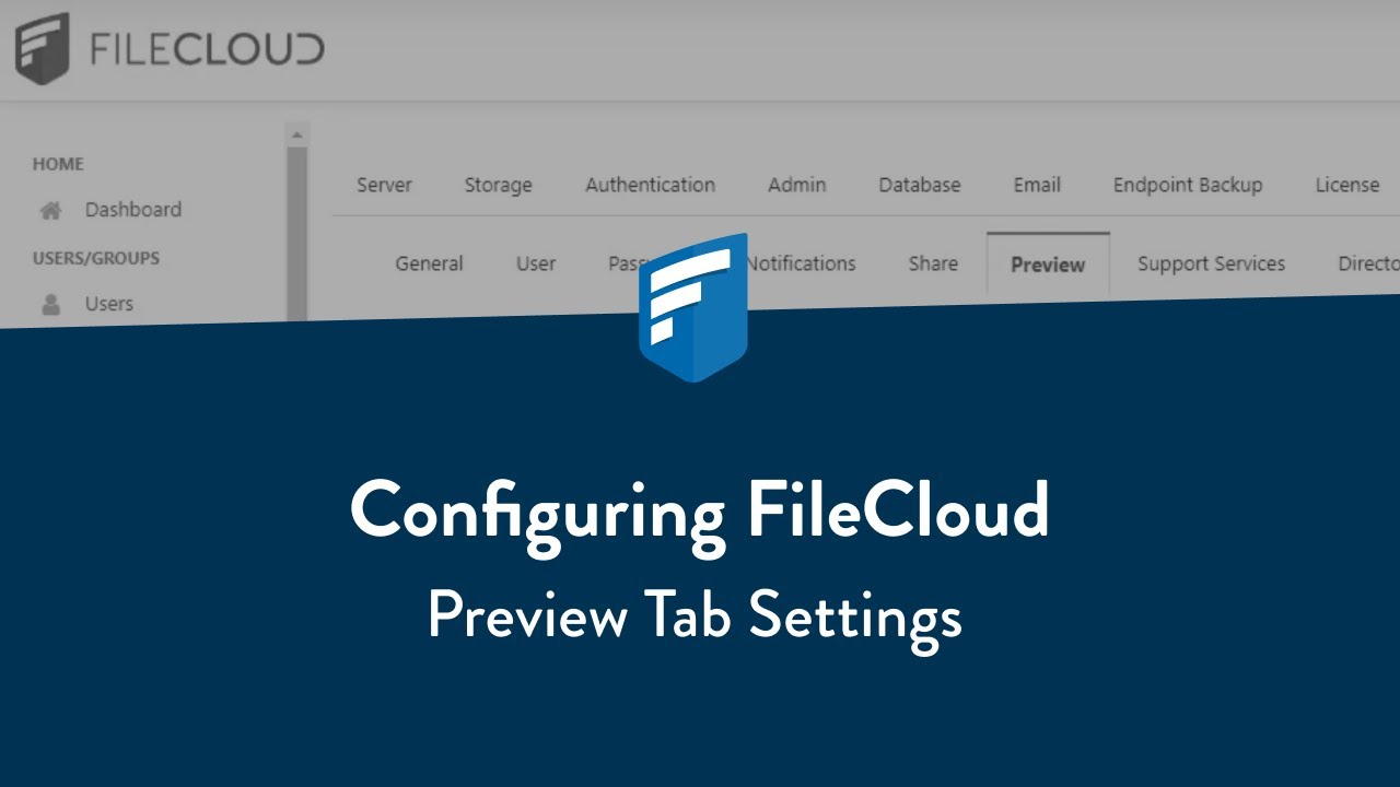 Configuring FileCloud: Preview Tab Settings