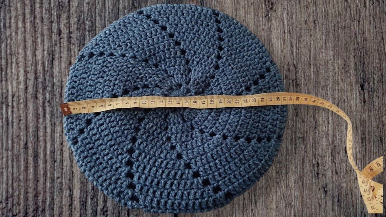 EASY TO FOLLOW TUTORIAL  | Crochet beret |   beginner friendly
